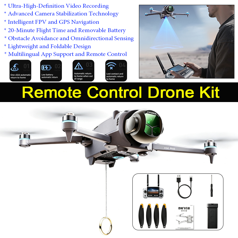 โดรน A26 Pro GPS พร้อมรีโมทคอน - Drone Gps Mount บทวิจารณ์และราคา